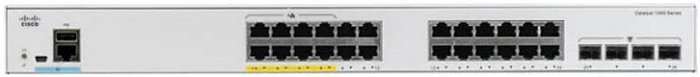 Коммутатор Cisco C1000FE-24P-4G-L Catalyst 1000 24 PoE FE, 2x1G SFP ,2X1G combo