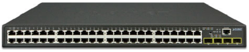 Коммутаторы Planet  Xcom-Shop Коммутатор управляемый Planet GS-4210-48T4S IPv4/IPv6, 48x10/100/1000Base-T + 4x100/1000MBPS SFP L2/L4 /SNMP