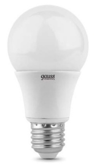 Лампа светодиодная Gauss 23221P LED Elementary A60 11W E27 4100K 1/50 (2 лампы в упаковке)