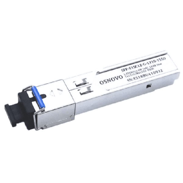 Модуль SFP OSNOVO SFP-S1SC13-G-1310-1550 одномод., SC, 13дБ, 1.25Гбит/с