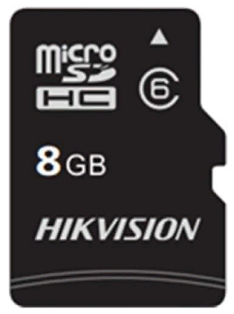 Карта памяти 8GB HIKVISION HS-TF-C1(STD)/8G/ZAZ01X00/OD microSDHC (без SD адаптера) 90/12MB/s