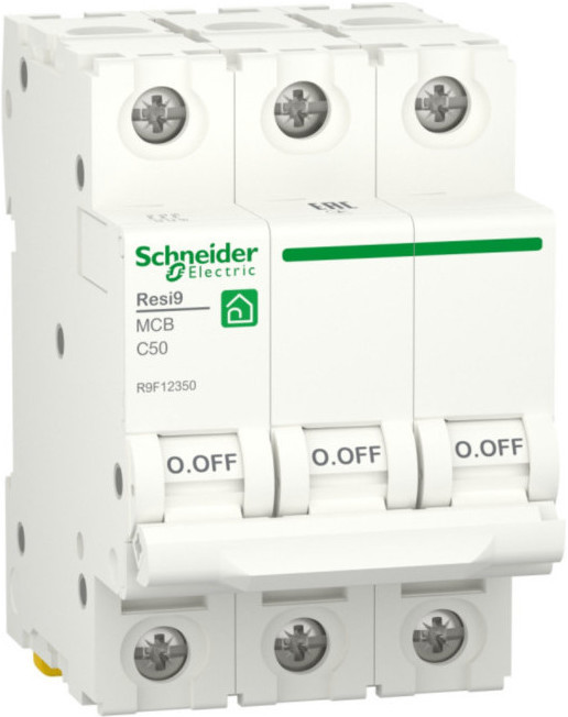 Автоматический выключатель Schneider Electric RESI9 (С) 50А 3P 6000A