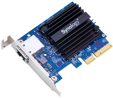 Сетевая карта Synology E10G18-T1 10 Gigabit Single port RJ-45 PCIe 3.0 4x adapter(incl LP and FH bracket)