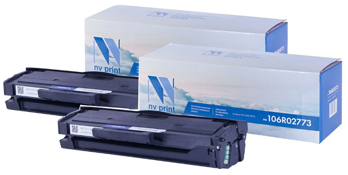 Картридж NVP NV-106R02773-SET2 для Xerox Phaser 3020/WorkCentre 3025 (1500k) (2 шт)