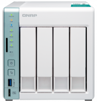 Сетевой накопитель QNAP D4 Pro 4 Hot-Swap tray w/o HDD. Celeron N3060 dual-core 1.6GHz-2.48GHz, 1GB