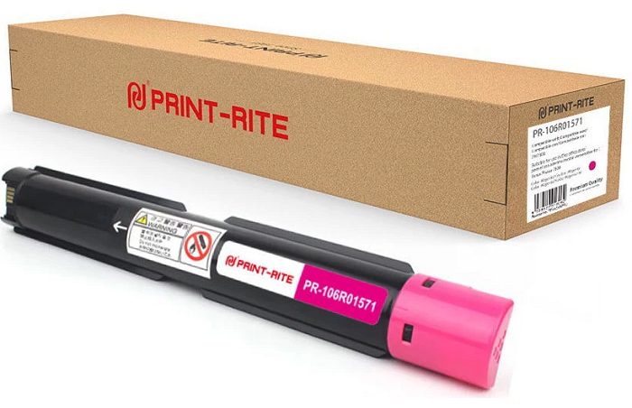 Картридж Print-Rite PR-106R01571 106R01571 пурпурный (17200стр.) для Xerox Phaser 7800