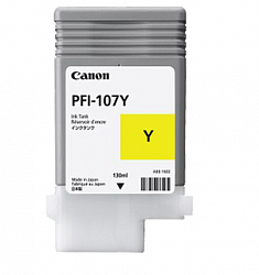  Картридж Canon PFI-107 Y 6708B001 желтый для iPF670/680/685/770/780/785 130мл.