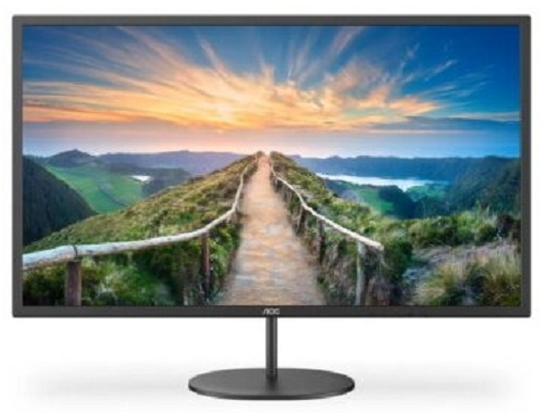 Монитор 31,5 AOC Q32V4 2560x1440, 75Гц, IPS, LED, 16:9, 4ms, HDMI, DP, 20M:1, 1200:1, 178/178, 3250cd, speakers, HAS, tilt, swivel. Black-Red