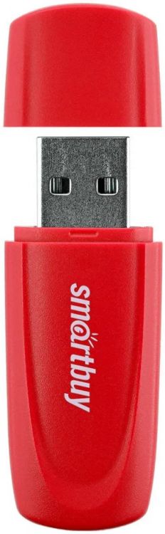 Накопитель USB 2.0 64GB SmartBuy SB064GB2SCR Scout красный