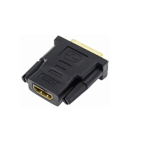 Переходник BION BXP-A-HDMI-DVI-2 HDMI-DVI 19F/19M (мама-папа), позолоченные контакты, черный