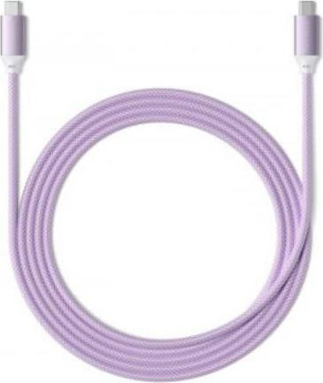 Кабель интерфейсный Satechi ST-TCC2MV Type-C to Type-C 100W Charging Cable, purple