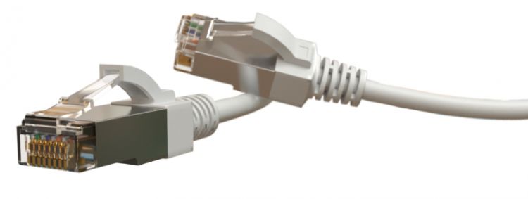 Кабель патч-корд S/FTP 6 кат. 1.5м Hyperline PC-LPT-SFTP-RJ45-RJ45-C6-1.5M-LSZH-WH экранированный, (100% Fluke Component Tested), 28AWG, LSZH, 1.5 м,