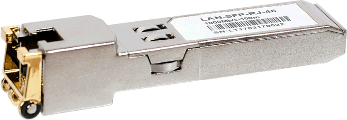  Модуль SFP Lanmaster LAN-SFPi-RJ45 1000Base-T RJ-45, 100m, промышленный, Cisco