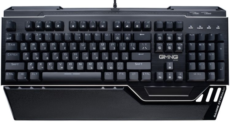 Клавиатура GMNG 985GK 1677413 механическая, черная, USB Multimedia for gamer LED