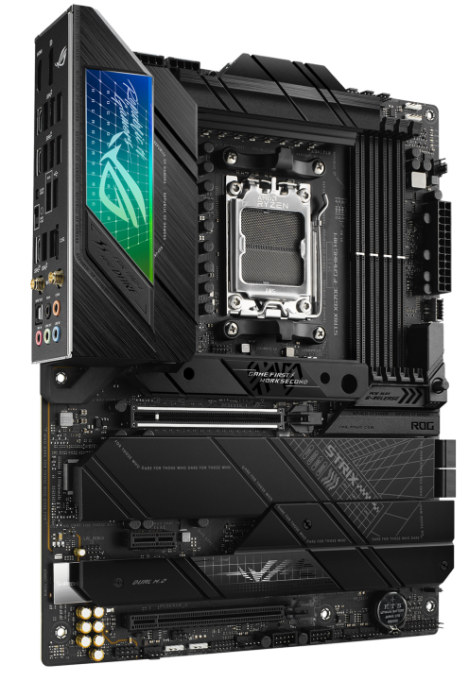  Материнская плата ATX ASUS ROG STRIX X670E-F GAMING WIFI 90MB1BA0-M0EAY0 (AM5, AMD X670, 4*DDR5 (6400), 4*SATA 6G RAID, 4*M.2, 3*PCIE, 2.5Glan, WiFi,