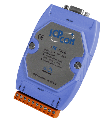 Преобразователь ICP DAS I-7520 CR RS-232 to RS-485 converter