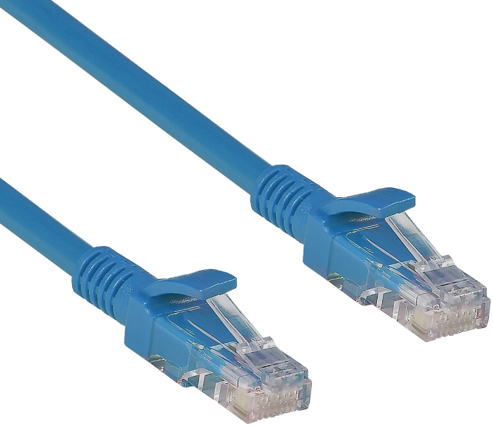 Кабель патч-корд U/UTP 5e кат. 1.5м Exegate UTP-RJ45-RJ45-5e-1,5M-BL EX241493RUS синий