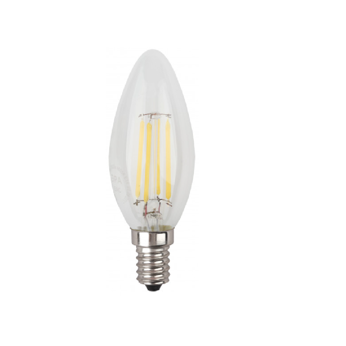 Лампа светодиодная ЭРА Б0046987 F-LED B35-11w-840-E14 (филамент, свеча, 11Вт, нейтр, E14)