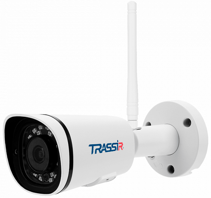 Видеокамера IP TRASSIR TR-D2121IR3W v3 2.8 2MP. 1/2.7 CMOS матрица, 0.005Лк (F1.8) / 0Лк (с ИК), FullHD 25 к/с, режим день/ночь (механический ИК-фи