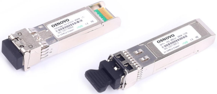 Модуль SFP OSNOVO SFP-S2LC15-10G-1310-1310 двухволоконный, одномодовый Single Mode 9/125 мкм, до 10 Гбит/c, тип разъема duplex LC, Tx1310/Rx1310, DDM,