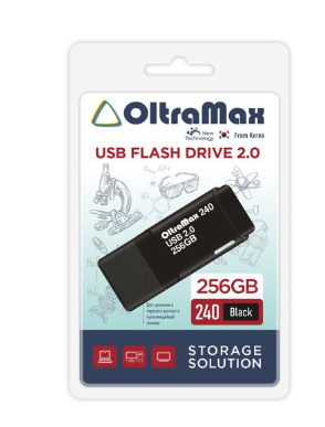 Накопитель USB 2.0 256GB OltraMax OM-256GB-240-Black 240 чёрный