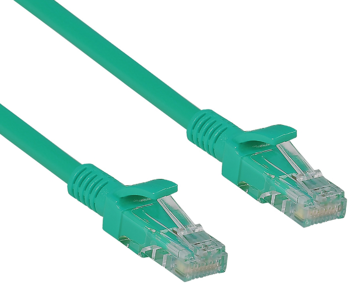 Кабель патч-корд U/UTP 5e кат. 5м Exegate UTP-RJ45-RJ45-5e-5M-GN EX282033RUS зеленый