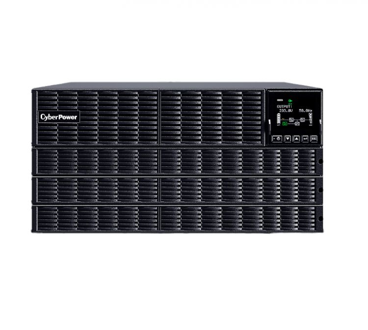 Источник бесперебойного питания CyberPower Online OLS6KERT5U 6000VA/6000W USB/RS-232/Dry/EPO/SNMP/CloudCard/(4 IEC С13, 4 IEC C19, terminal block)/bat