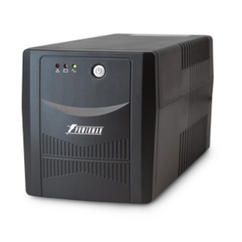 Источник бесперебойного питания Plus UPS POWERMAN Back Pro 1050 PLUS, line-interactive, 1050VA, 600W, 4 euro sockets with backup power, USB, battery