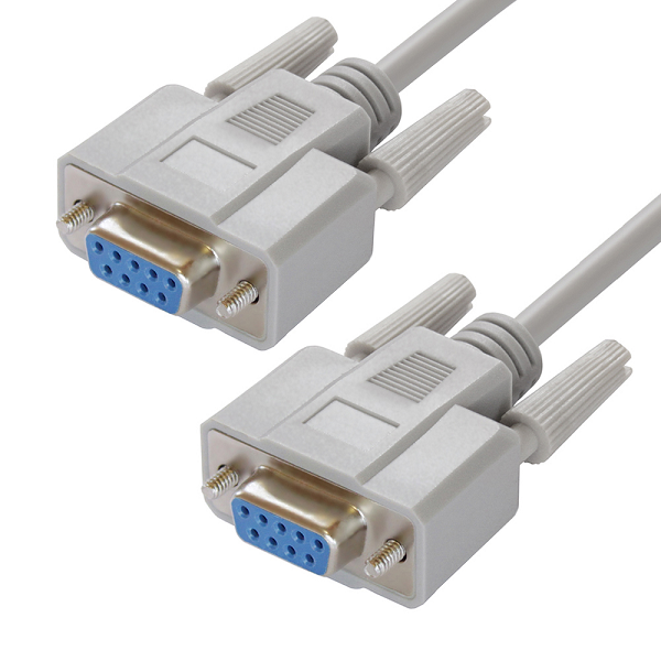 Кабель интерфейсный GCR GCR-DB9CF2F-1.8m , RS-232/RS-232 9F/9F Premium серый 30 AWG, 05018