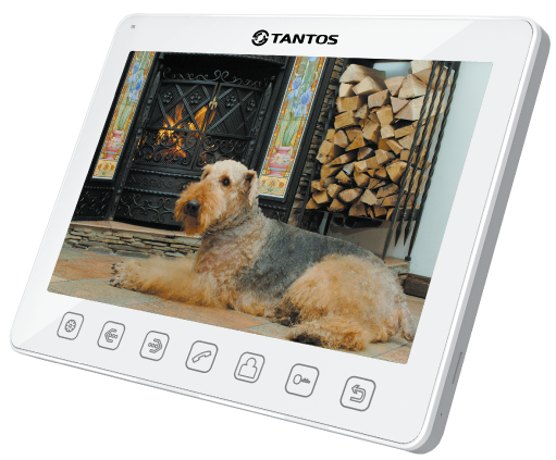 Видеодомофон Tantos Sherlock цветной, TFT LCD 10,1 1024 х 600, PAL/NTSC, Hands-Free