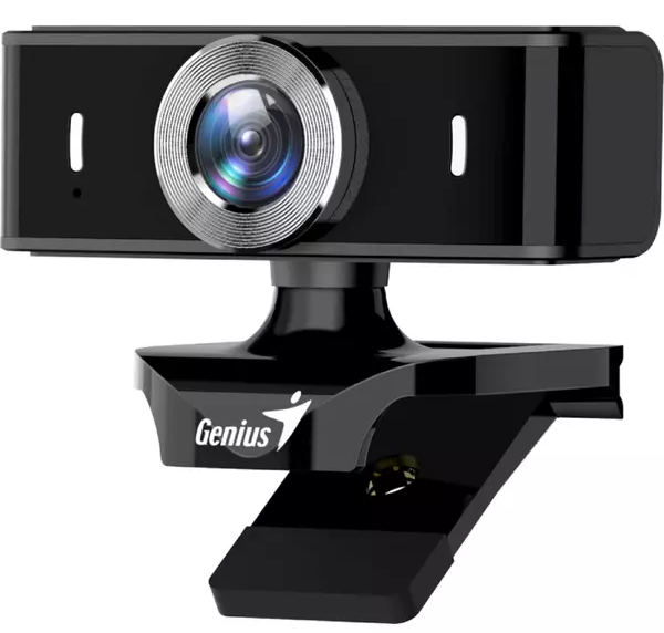 Веб-камера Genius FaceCam 2000X2 32200008400 микрофон, USB 2.0, FHD, ручная фокусировка, CMOS, 2 МП, black