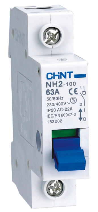 Выключатель нагрузки CHINT 401048 1P, 125А, NH2-125