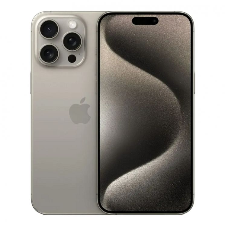 Смартфон Apple iPhone 15 Pro 256GB (MTV53ZD/A, MTUF3J/A) Natural Titanium