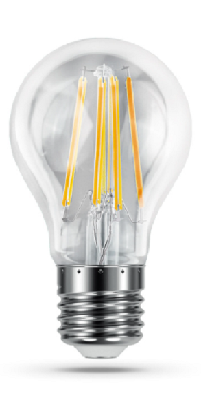 Лампа филаментная Camelion LED20-A60-FL/845/E27 20Вт/180Вт, E27, 207-244В, 4500К, 1820лм, ЛОН (13719)