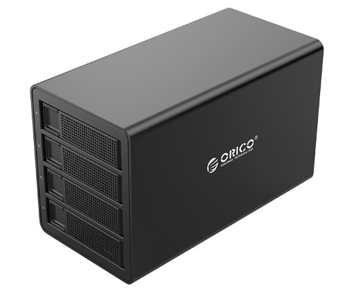 Внешний корпус Orico WS200RU3 2*3.5 HDD/SSD, RAID, USB 3.0 Type-B, серебристый