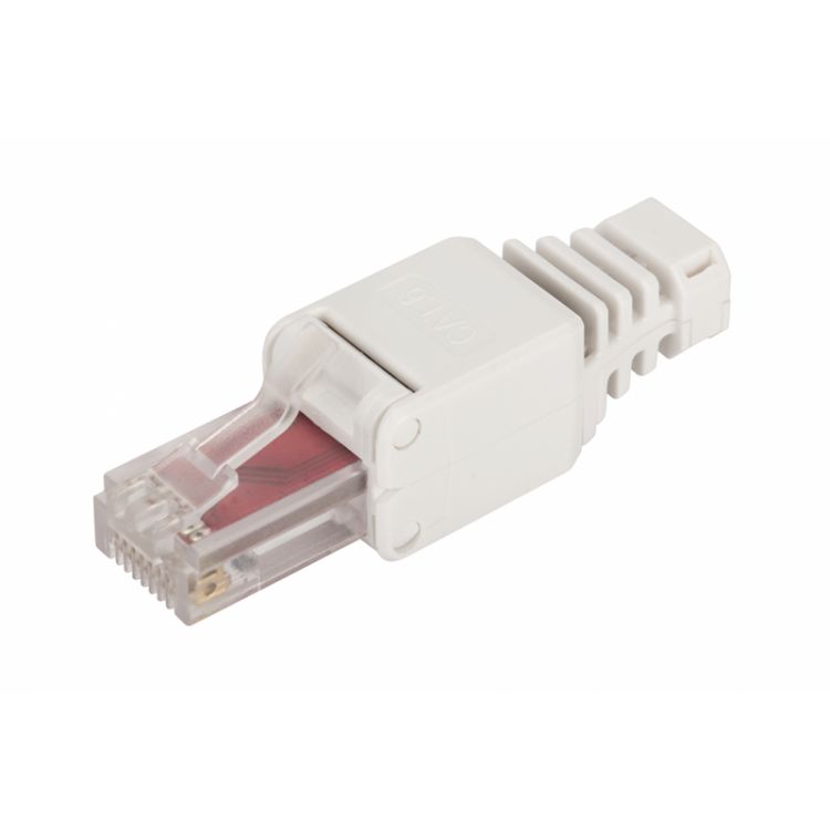 Коннектор Lanmaster LAN-TMP-U6-WH полевой, RJ-45 8P8C, неэкранированный, категории 6