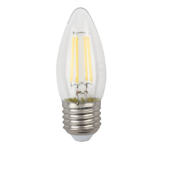 Лампа светодиодная ЭРА Б0046993 F-LED B35-9w-827-E27 (филамент, свеча, 9Вт, тепл, E27)