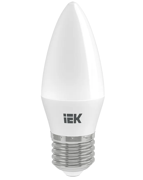 Лампа светодиодная IEK LLE-C35-5-230-40-E27 Eco 5Вт C35 свеча 4000К нейтр. бел. E27 450лм 230-240В