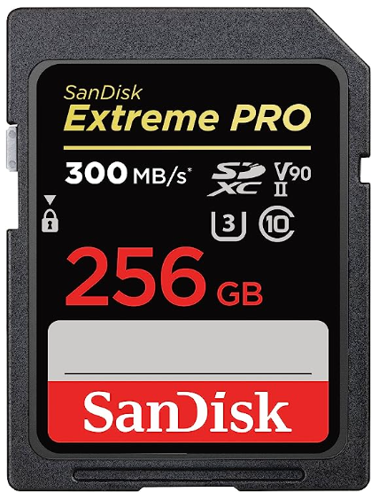   Xcom-Shop Карта памяти SDXC 256GB SanDisk Extreme Pro Class 10 V90 UHS-II U3, 300MB/s