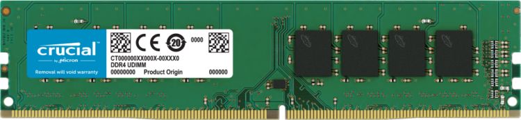  Модуль памяти DDR4 32GB Crucial CT32G4DFD832A PC4-25600 3200MHz CL22 288pin 1.2V