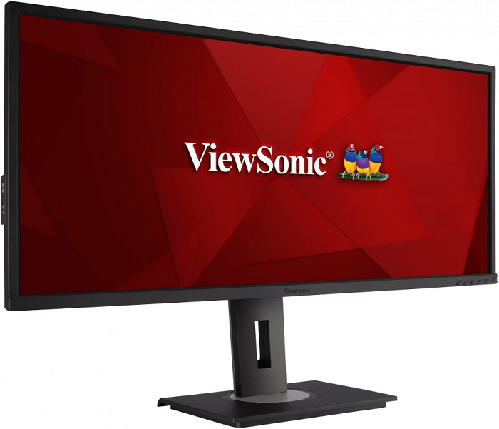 Монитор 34 Viewsonic VG3456 3440x1440, 21:9, VA, nonGLARE, 300cd/m2, H178°/V178°, 3000:1, 50M:1, 5ms, 2xHDMI, DP, USB-Hub, Height adj, Tilt, Swivel,