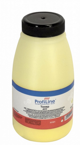  Тонер ProfiLine PL-45-TNR-CB542/CE312 PL_TNR_H108_Y_45_B для HP CLJ CP 1215/1515/1025/1525/3525/4025/5225/4005/2025/M551/351/251/176/Canon LBP5050 Yel