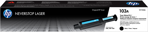 Заправочный комплект HP 103A W1103A черный (2500стр.) для HP Neverstop Laser