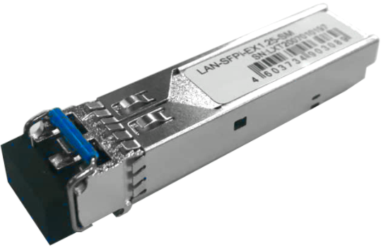 Модуль SFP Lanmaster LAN-SFPi-EX1.25-SM EX 40км, 1550нм, SM, duplex LC, 1.25Gbps, промышленный, DDM, Cisco