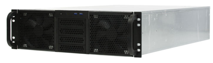 Корпус серверный 3U Procase RE306-D0H12-A-45 0x5.25+12HDD,черный,без блока питания(PS/2,mini-redundant,2U-redundant),глубина 450мм,MB ATX 12x9.6,4sl
