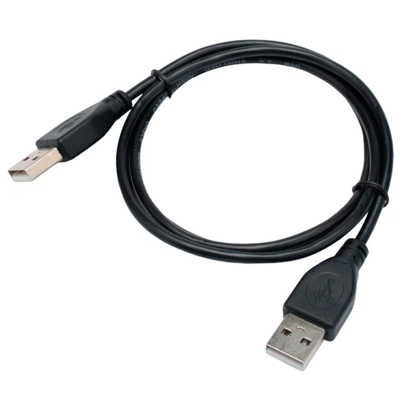 Кабель USB 2.0 Cablexpert CC-USB2-AMAM-1M AM/AM, экран, 28/26AWG, медь, Pro, 1м, черный, пакет