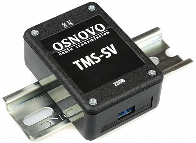 Датчик OSNOVO TMS-SV для измерения напряжения. Диапазон измеряемого напряжения AC10-265V