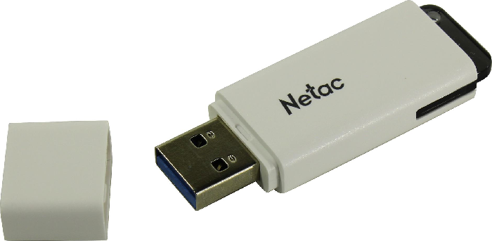 Накопитель USB 3.0 16GB Netac NT03U185N-016G-30WH U185, белый