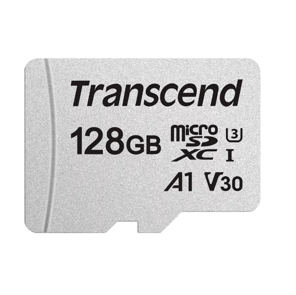 Карта памяти MicroSDXC 128GB Transcend TS128GUSD300S Class 10 U3, V30, A1 300S без адаптера