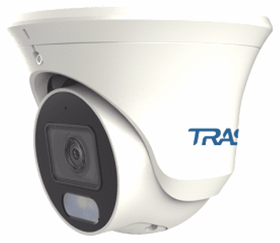 Видеокамера IP TRASSIR TR-D8181IR3 v3 3.6 уличная купольная 8Мп с ИК-подсветкой